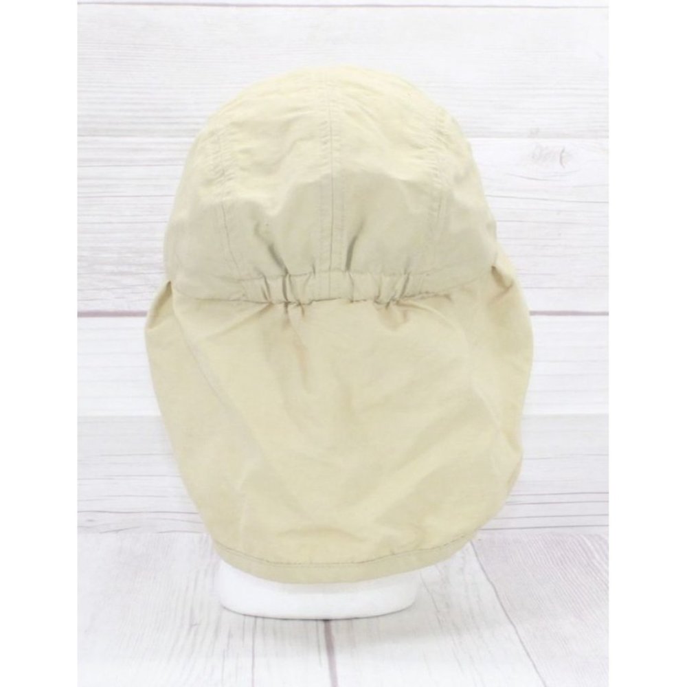 LL Bean Kids Tan Nylon Buzz Off Insect Shield Summer Trapper Hat Size L - Picture 2 of 9